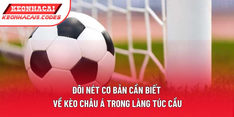 Đôi nét cơ bản cần biết về kèo châu Á trong làng túc cầu Đôi nét cơ bản cần biết về kèo châu Á trong làng túc cầu