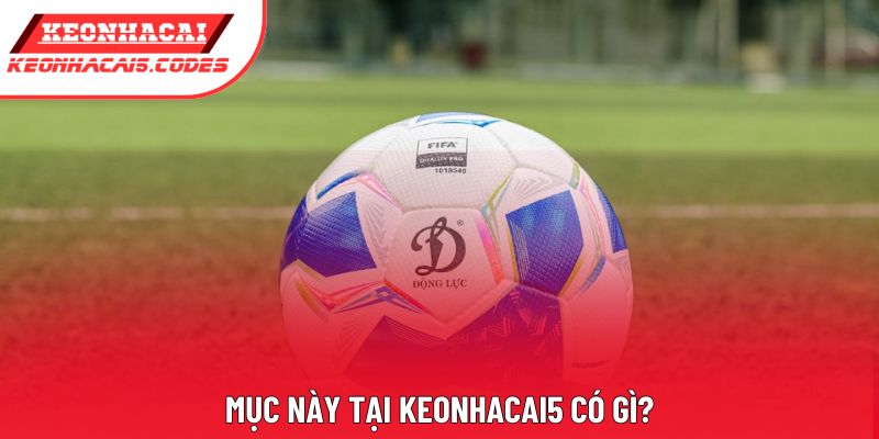 Mục này tại Keonhacai5 có gì? Mục này tại Keonhacai5 có gì?