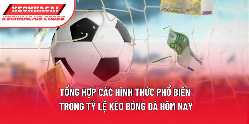 Tổng hợp các hình thức phổ biến trong tỷ lệ kèo bóng đá hôm nay Tổng hợp các hình thức phổ biến trong tỷ lệ kèo bóng đá hôm nay