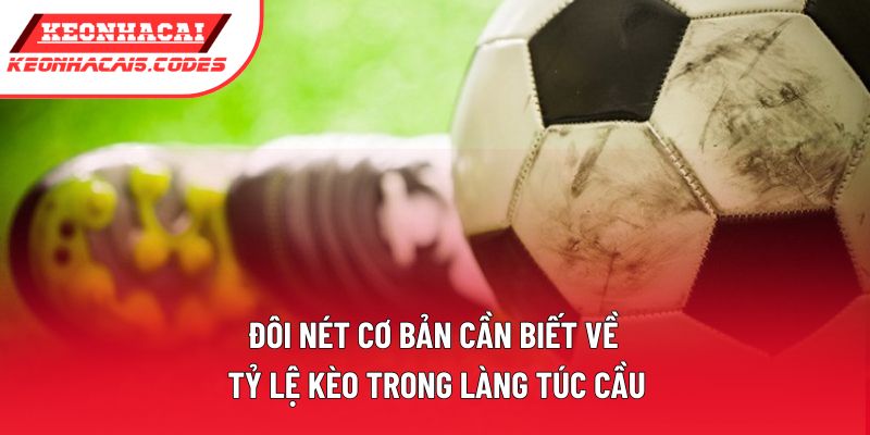 Đôi nét cơ bản cần biết về tỷ lệ kèo trong làng túc cầu
